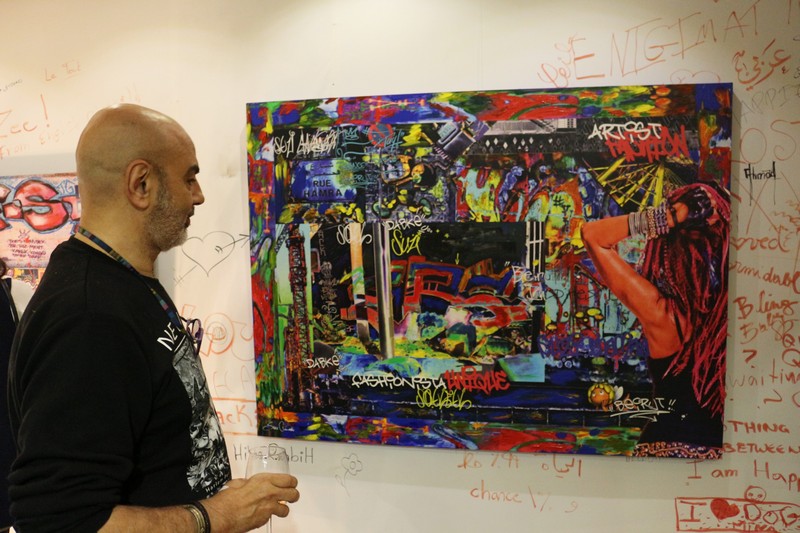 Suzi in Beirut at Vick Vanlian Showroom